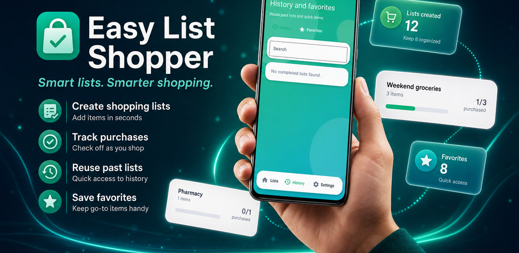 Easy List Shopper promotional artwork